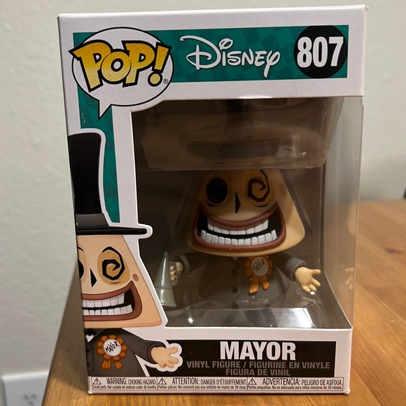 Mayor Funko Pop 807 Disney Nightmare Before Christmas - Picture 1 of 4